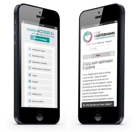 App screen